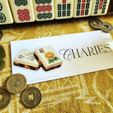 Mahjong - Custom Place Cards - Laydown - The Punctilious Mr. P's Place Card Co.