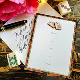 Mahjong: Hand Written Invitations - S/8 - The Punctilious Mr. P's Place Card Co.