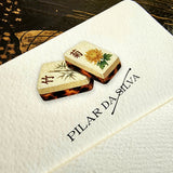 Mahjong - Pack of Custom Note Cards - The Punctilious Mr. P's Place Card Co.