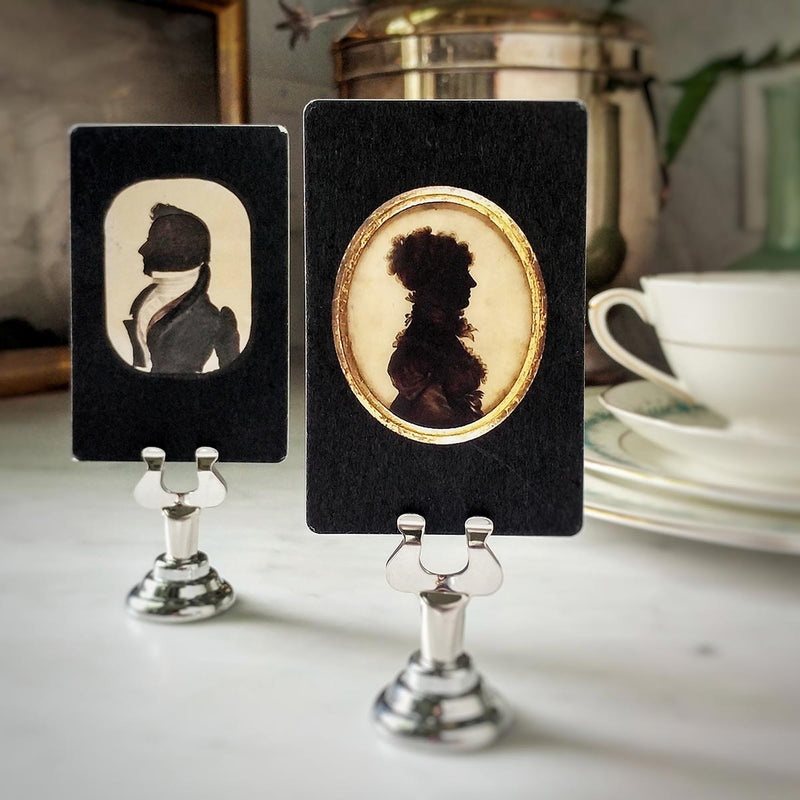 Mr. Darcy & Elizabeth - Custom Place Cards - Upright - The Punctilious Mr. P's Place Card Co.