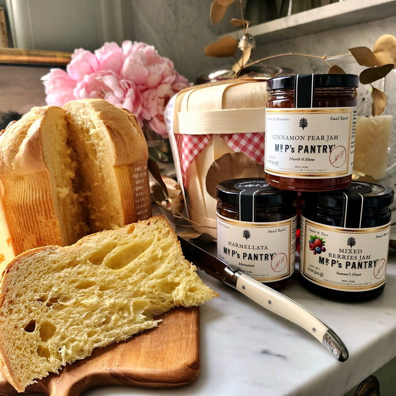 Panettone - Demi Sel & 3 Jam Bundle - The Punctilious Mr. P's Place Card Co.