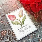 Parrot Tulips - Custom Bookplate - The Punctilious Mr. P's Place Card Co.