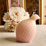 Partridge Beeswax Candle - Blush - The Punctilious Mr. P's Place Card Co.