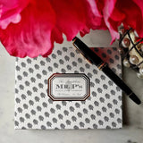 Peony - Custom Note Cards - The Punctilious Mr. P's Place Card Co.