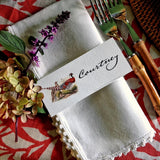 Pheasantry - Custom Place Cards - Laydown - The Punctilious Mr. P's Place Card Co.