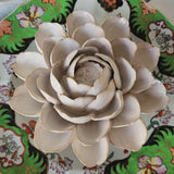 Ceramic Blossom: Grand Peony- Ivory