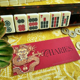 Radiant Dragon: Cinnabar - Custom Place Cards - Laydown - The Punctilious Mr. P's Place Card Co.