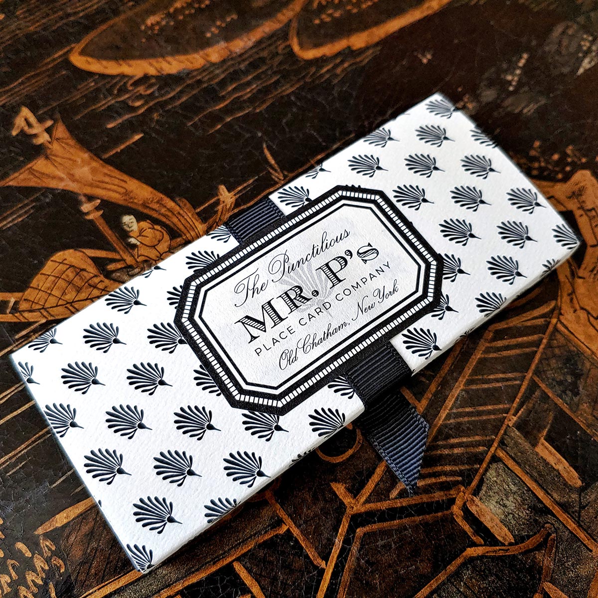 Set/ 16 Radiant Dragon Laydown Custom Place Card/ Name Card