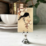 Raven & Oriolus - Custom Place Cards - Upright - The Punctilious Mr. P's Place Card Co.