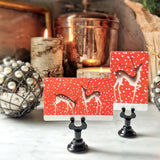 Reindeer Games - Custom Place Cards - Upright - The Punctilious Mr. P's Place Card Co.