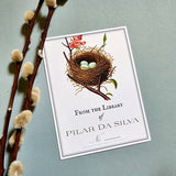 Robin's Eggs - Custom Bookplate - The Punctilious Mr. P's Place Card Co.
