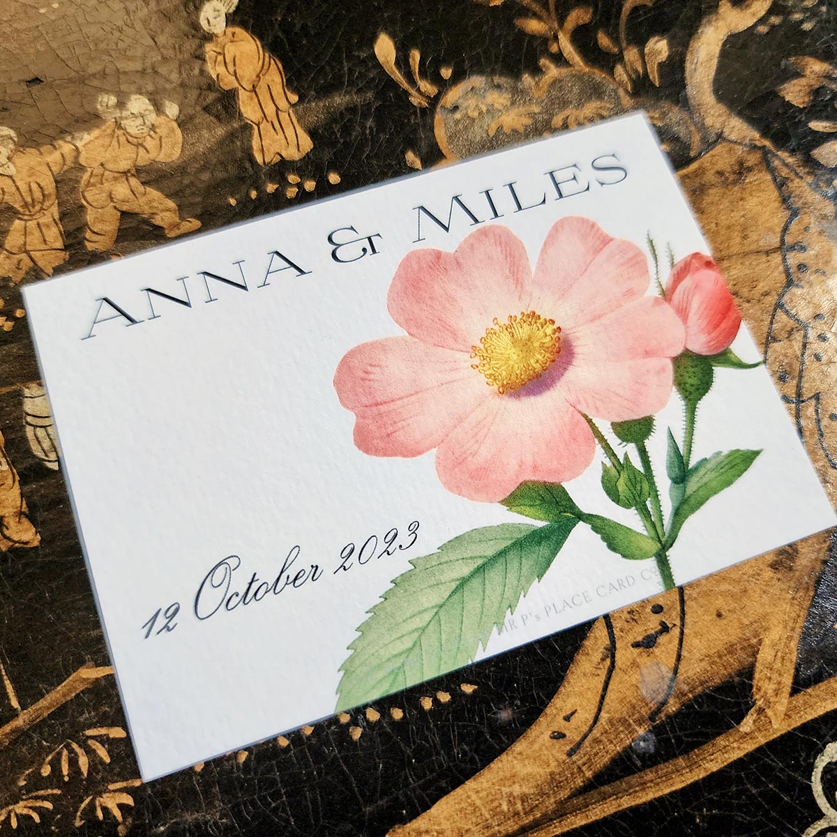 Set/ 18 Rose Garden- Custom Gift Notes/ Thank You Cards