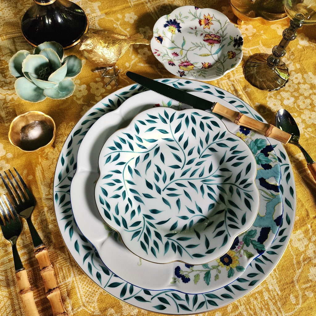 Royal Limoges- Floral Foliage Ensemble IV | Mr. P's Place Card Co