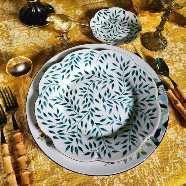 Royal Limoges - Floral Foliage Ensemble IV - The Punctilious Mr. P's Place Card Co.