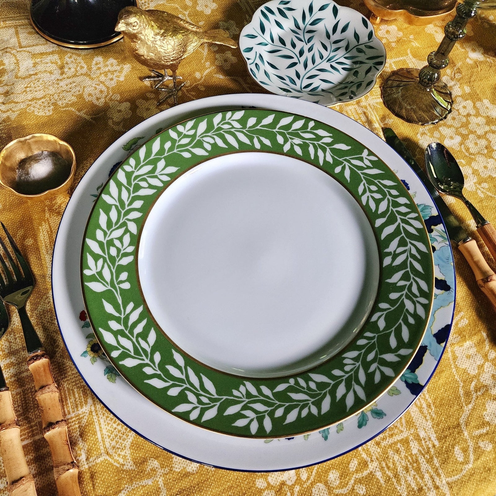 Royal Limoges- Floral Foliage Ensemble V | Mr. P's Place Card Co