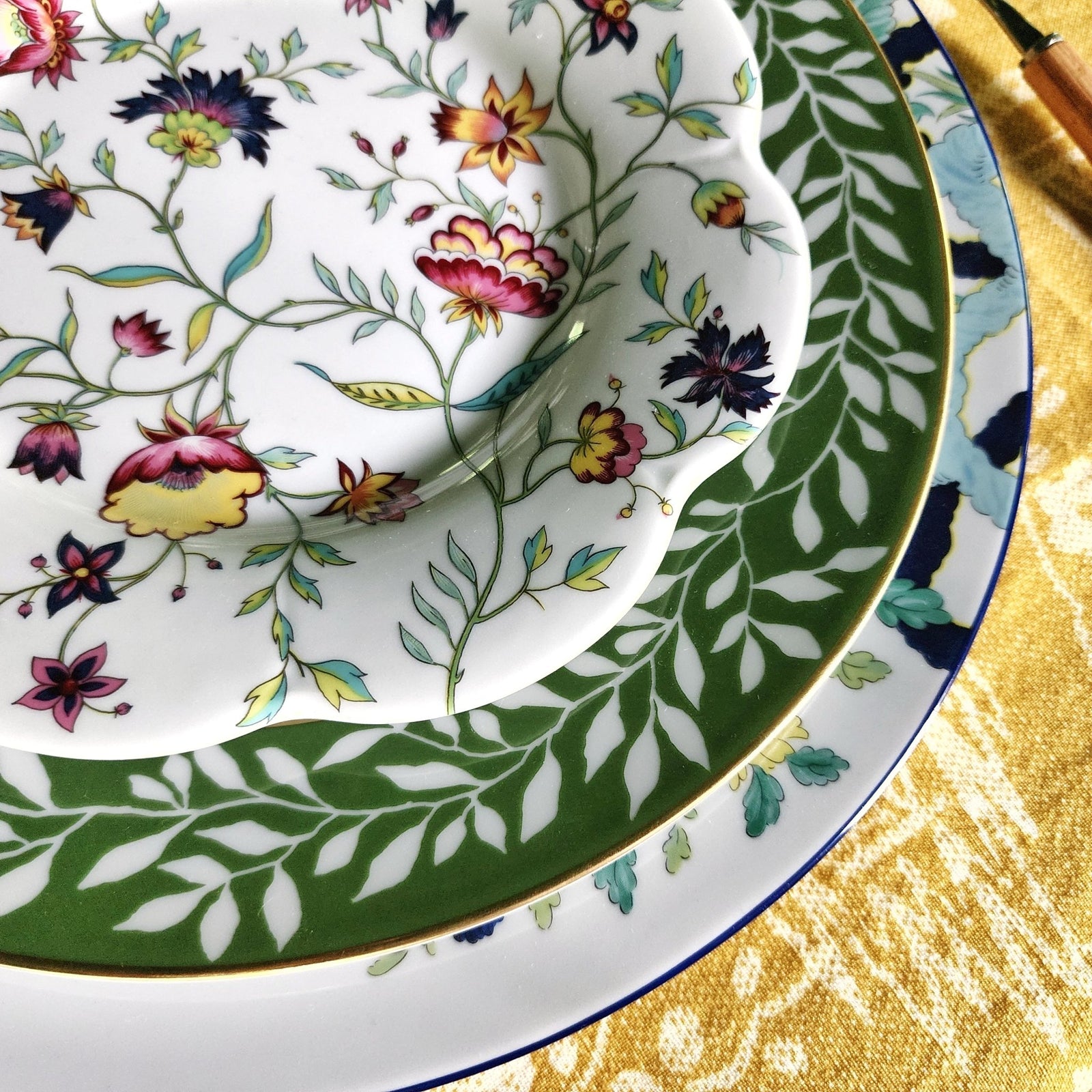 Royal Limoges- Floral Foliage Ensemble V | Mr. P's Place Card Co