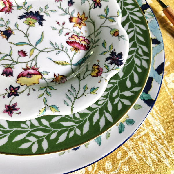 Royal Limoges - Floral Foliage Ensemble V - The Punctilious Mr. P's Place Card Co.