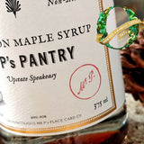 Speakeasy Bourbon Maple Syrup - The Punctilious Mr. P's Place Card Co.