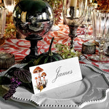 The Red Bands - Custom Place Cards - Laydown - The Punctilious Mr. P's Place Card Co.