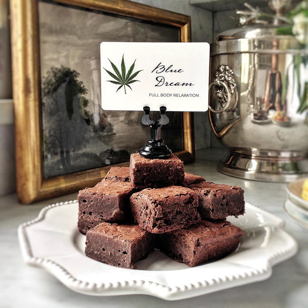 The Punctilious Mr. P's Place Card Co. 'Cannabis' Bar + Table buffet Tags