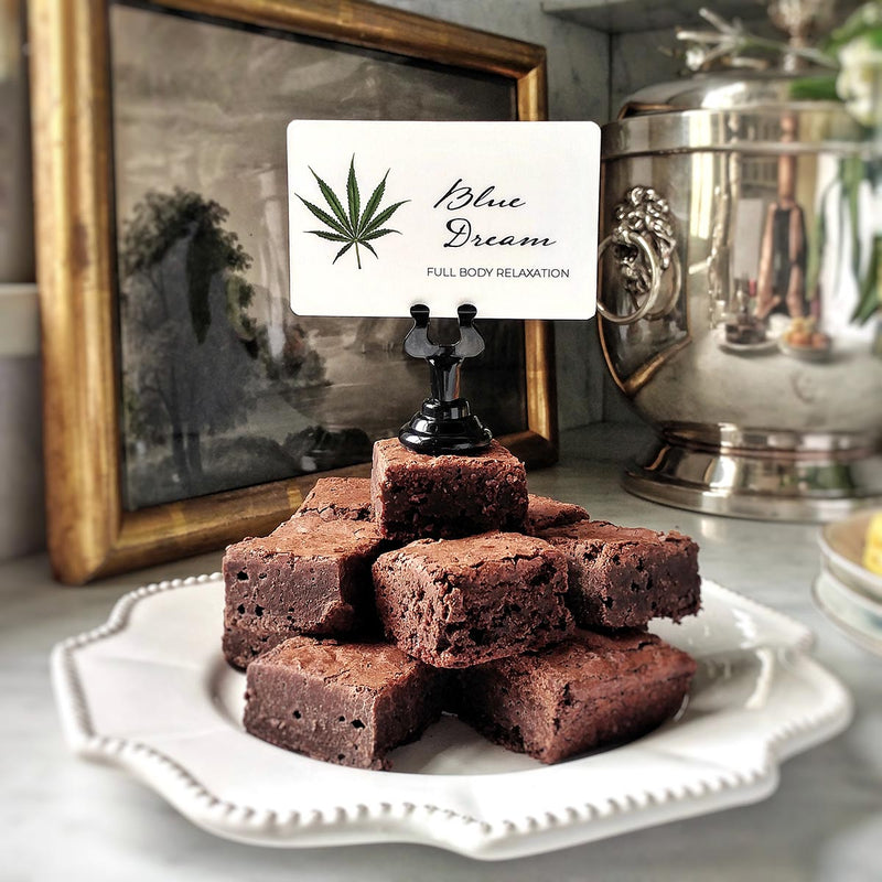The Punctilious Mr. P's Place Card Co. 'Cannabis' Bar + Table buffet Tags