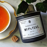  The Punctilious Mr. P's Darjeeling black Tea canister with tea cup and saucer