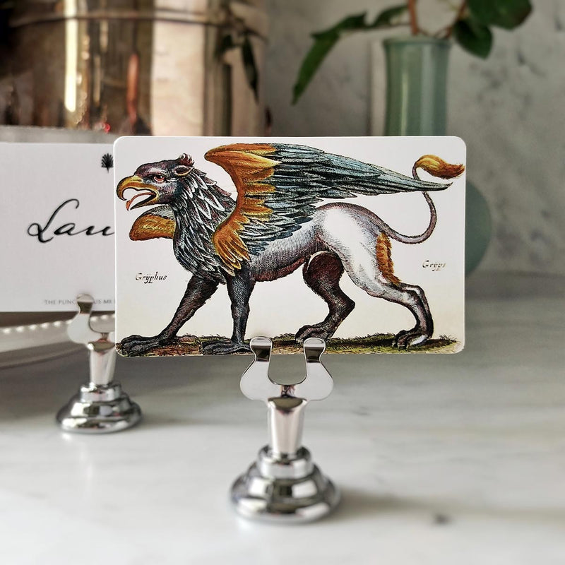 The Punctilious Mr. P's Place Card Co. 'Fierce Gryphon' custom Place Card