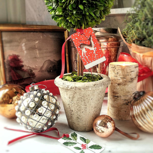 The Punctilious Mr. P's Place Card Co. custom 'Holiday Gift Tags'- Reindeer Games