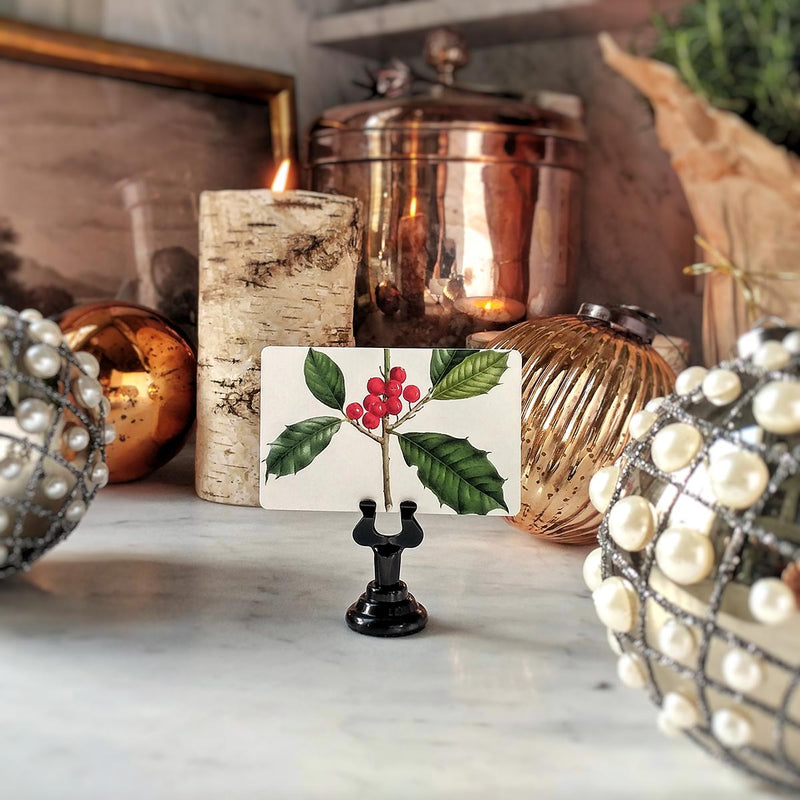 The Punctilious Mr. P's Place Card Co. 'Holly' custom place cards
