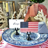 The Punctilious Mr. P's Place Card Co. 'Stars & Stripes' custom place cards