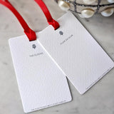 The Punctilious Mr. P's Place Card Co. custom 'Gift Tags'- with personalized name at top