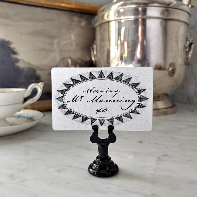 The Punctilious Mr. P's Place Card Co. custom Wedding 'Radiant Star' place cards